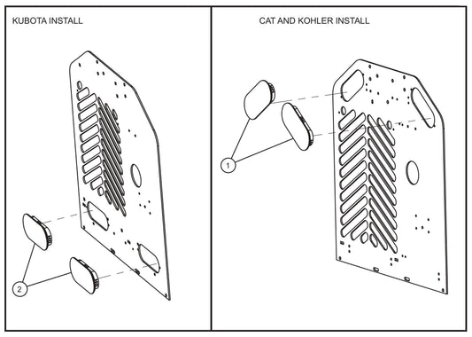 Tail Light Covers Assembly Parts for V-Series Night-lite PRO II 50 & 60Hz NIGHT-LITE PRO II® (08-000001 to 08-005618) by Allmand