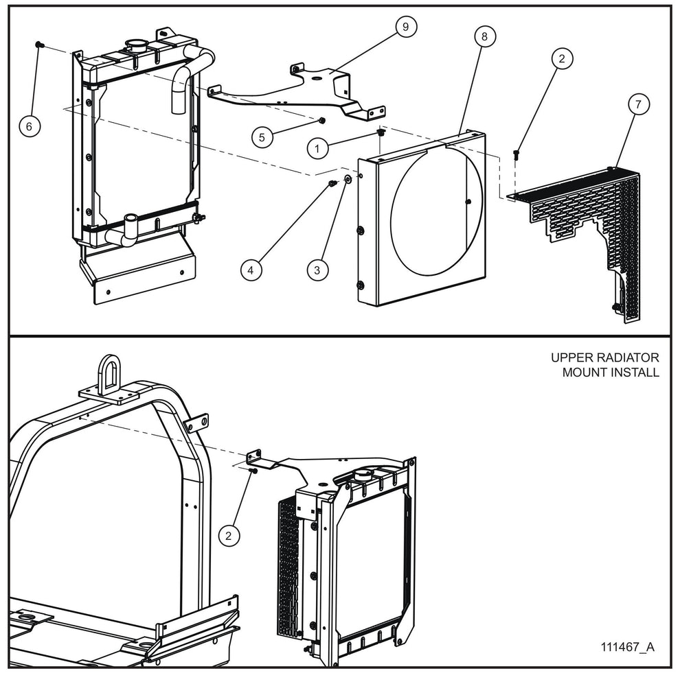 Kubota Engine Assembly Group (3 of 3) Parts for V Series Night-Lite (Sn 39-000001 to 39-999999) by Allmand