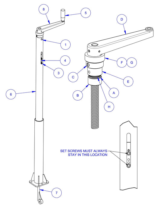 MSP455 (Pre 2021) Pitch Control Assembly Parts