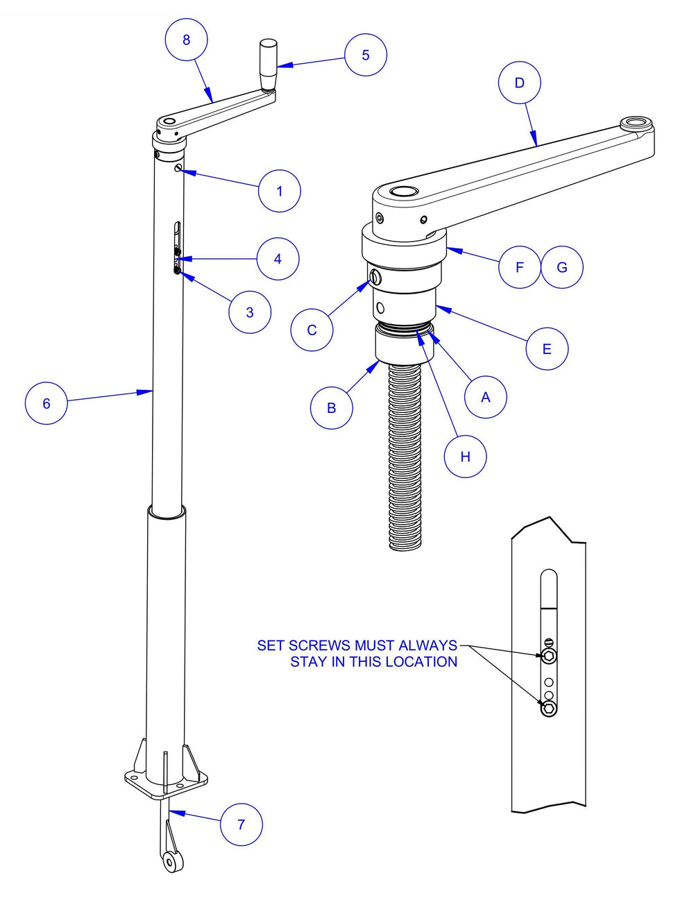 MSP455 (Pre 2021) Pitch Control Assembly Parts