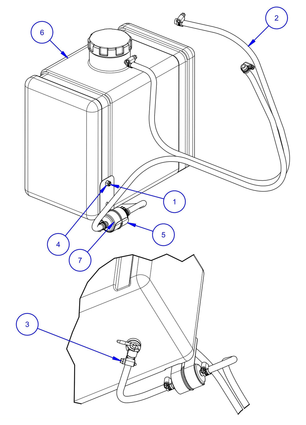 MSP455 (Pre 2021) Fuel System Assembly Parts