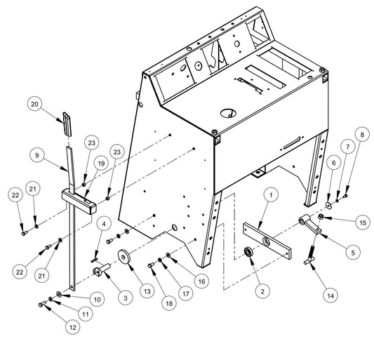 CC3500J Optional Parking Brake Assembly Parts
