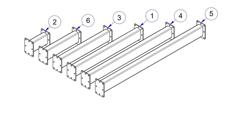 TRTP75 Overhead Sections Assembly Parts by Allen Engineering