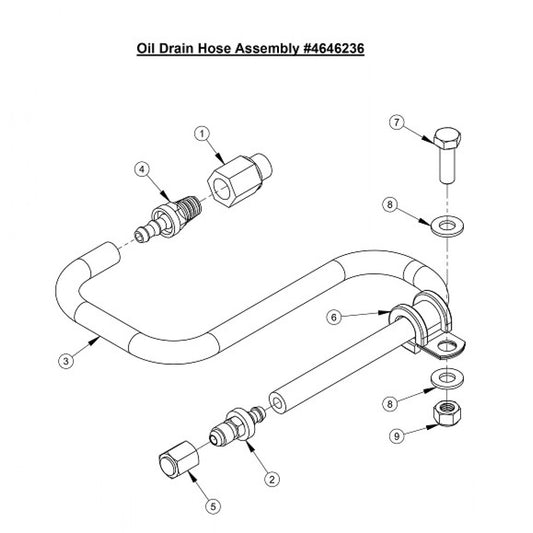 Oil Drain Hose Assembly