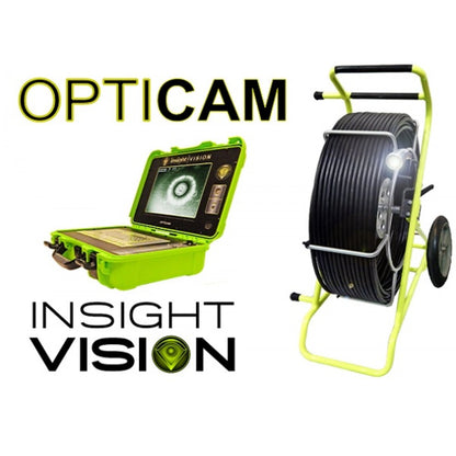 Insight Vision Opticam Sewer Inspection Push Camera System 200', 300' & 400' Reel Options