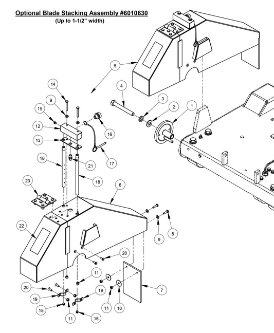 CC6566 Optional Blade Stacking Assembly