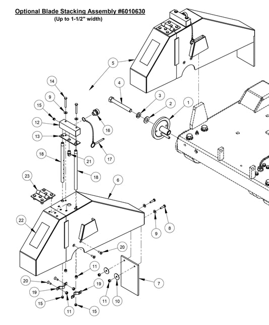 CC6566-3 Optional Blade Stacking Assembly