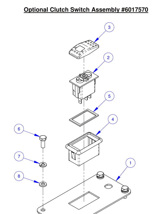 CC7574DK Optional Clutch Switch Assembly