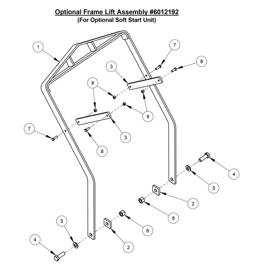 CC3700E Optional Frame Lift Assembly