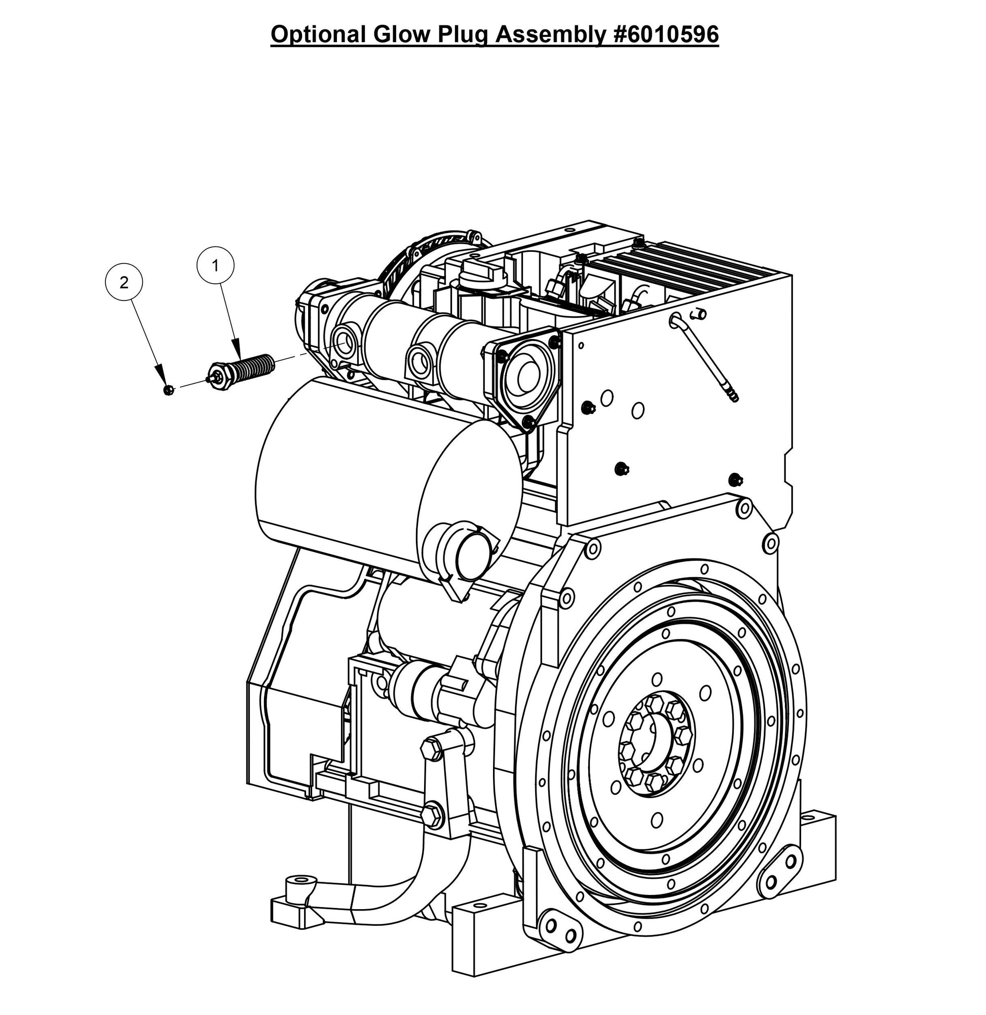 CC3728 Optional Glow Plug Assembly