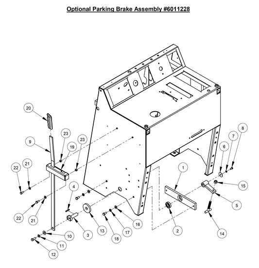 CC3728 Optional Parking Brake Assembly