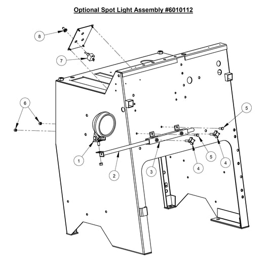 CC3700TE Optional Spot Light Assembly