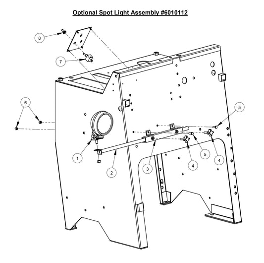 CC3700E-3 Optional Spot Light Assembly