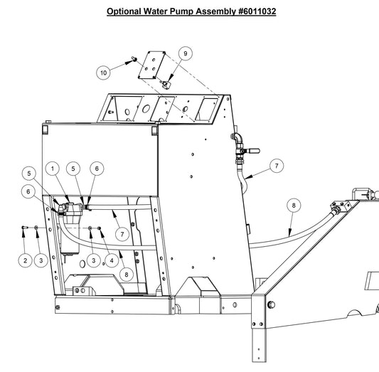 CC6566-3 Optional Water Pump Assembly