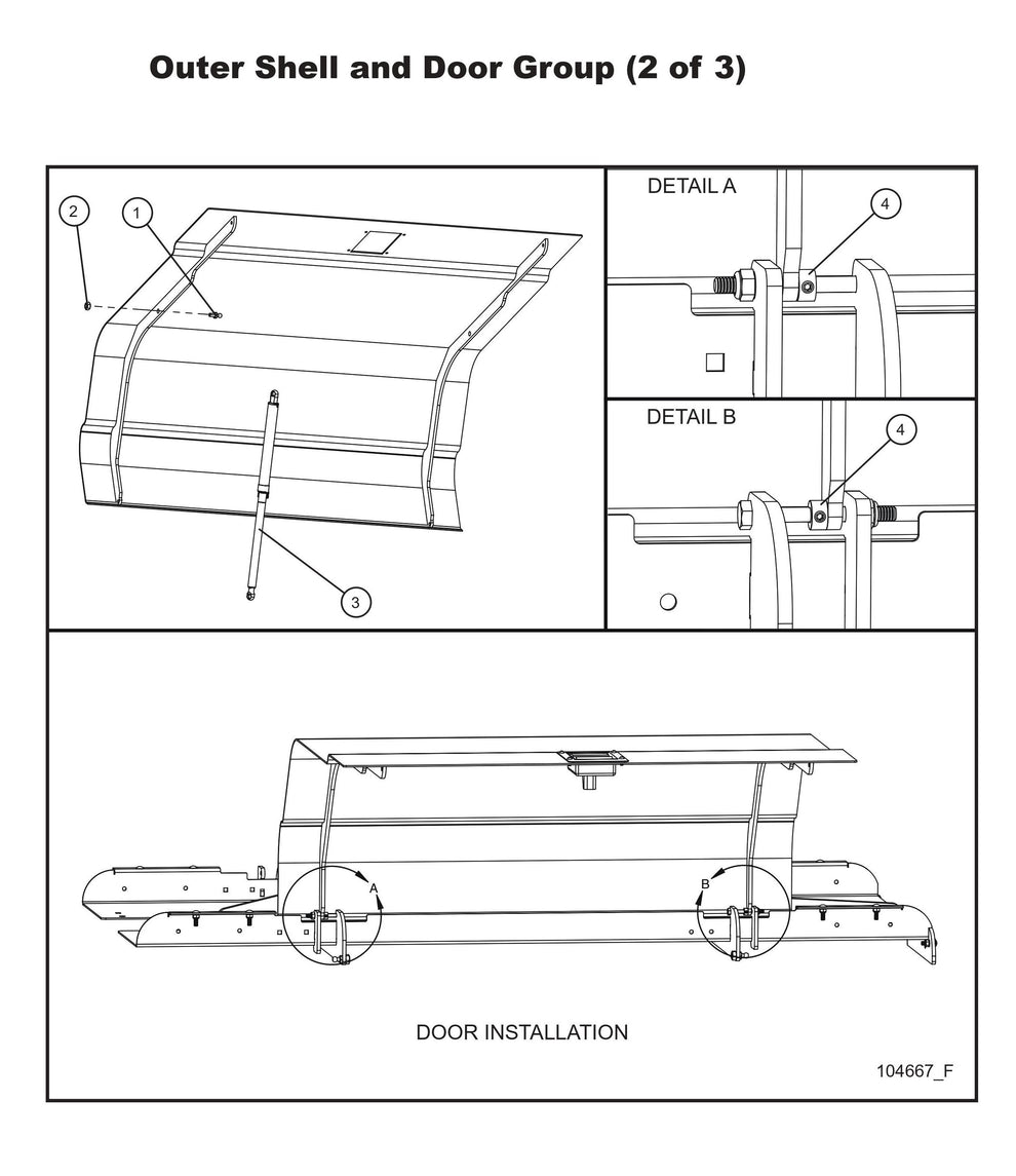Outer Shell and Door Group 2 Parts By Allmand
