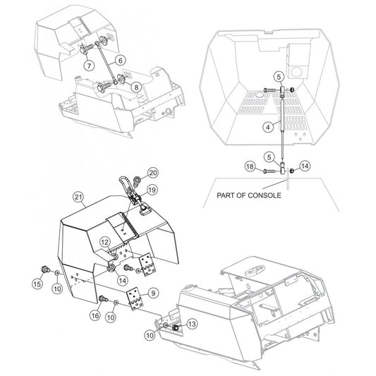 P33/24 HHM-HHMR — Engine Cover Plate Assembly Parts By Multiquip