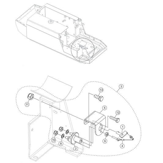 P33/24 HHM-HHMR — Optional Battery Disconnecting Switch  Assembly Parts By Multiquip