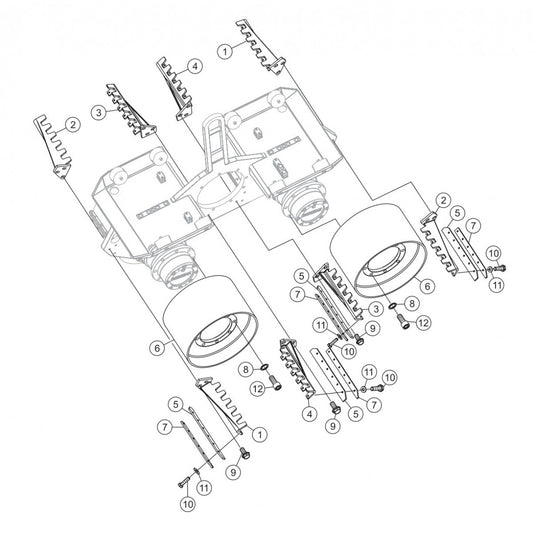 P33/24 HHM-HHMR — Smooth Drum 33"  Assembly  Parts By Multiquip