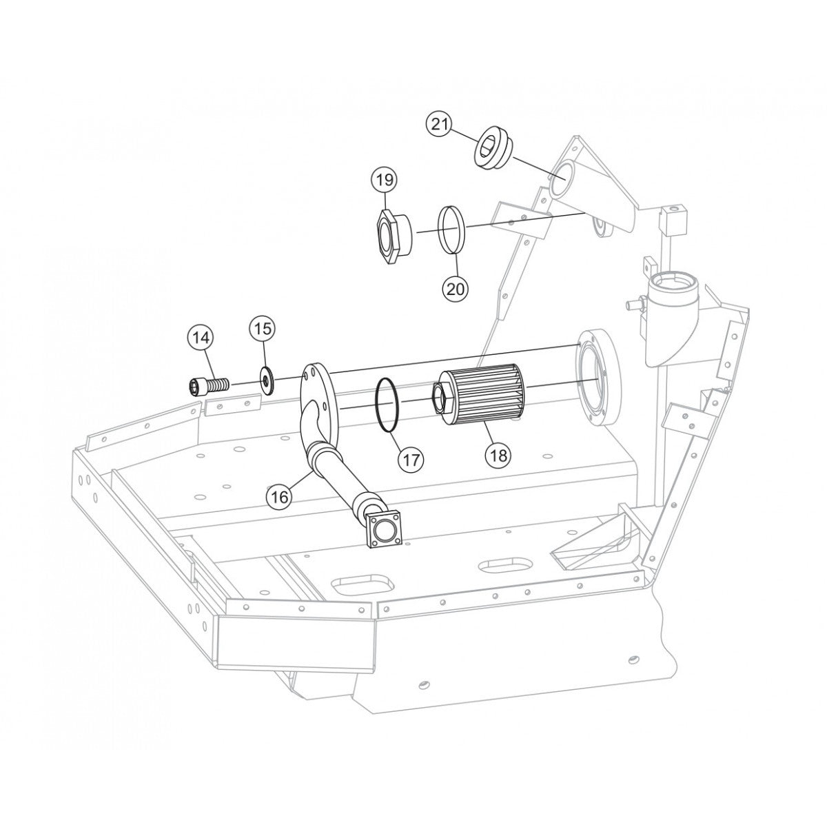 P33/24 HHM-HHMR — Suction  Filter Assembly Parts By Multiquip