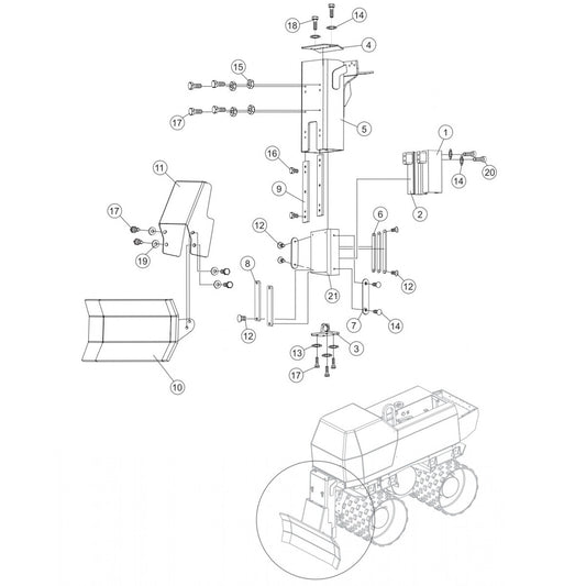 P33/24 HHMR-BD — Dozen Blade  Assembly Parts By Multiquip