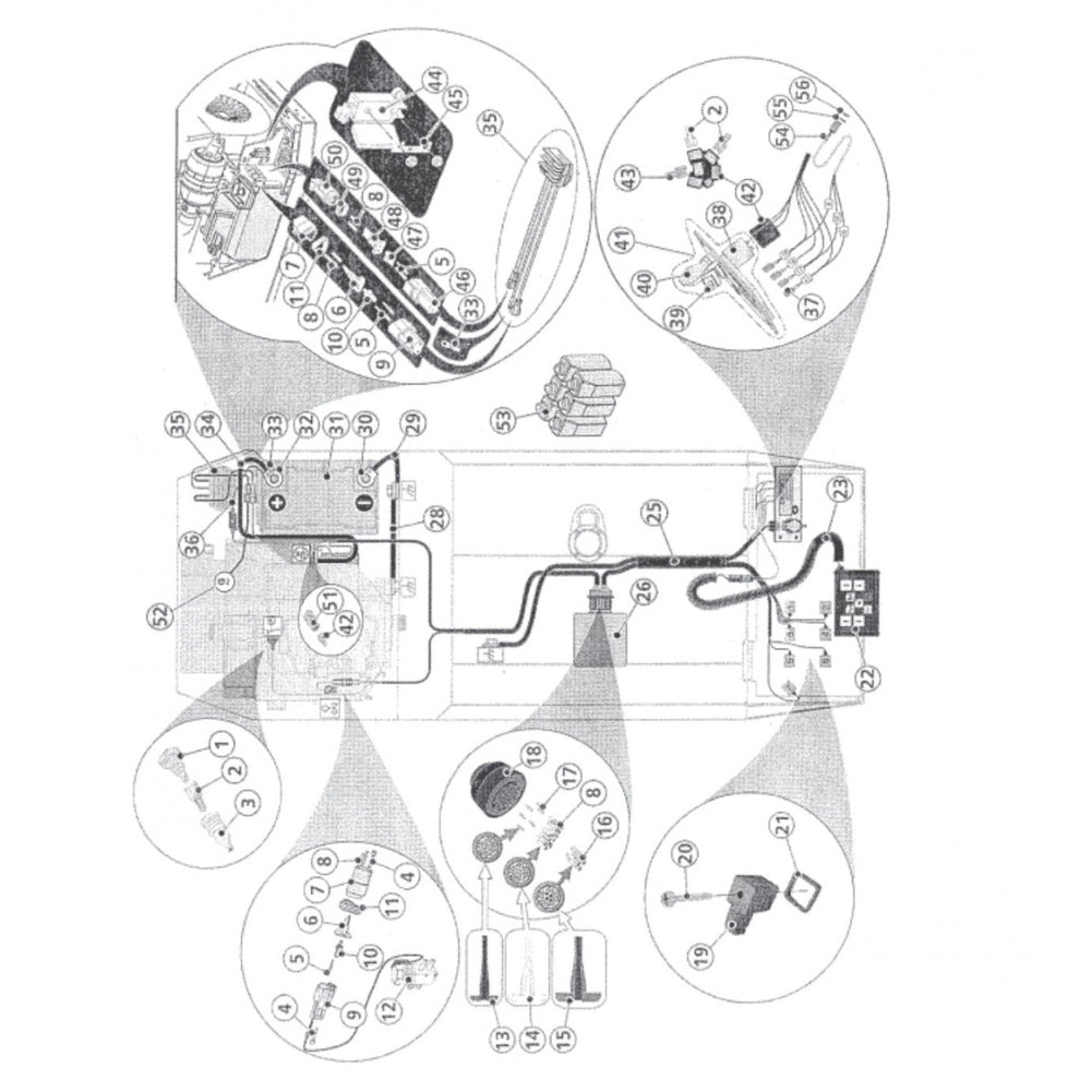 P33/24 HHMR — Wiring Harness  Assembly ( Tethered Operation) Parts By Multiquip
