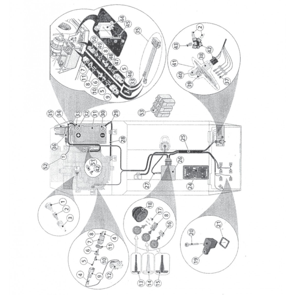 P33/24 HHMR —Wiring Harness Assembly (Wireless Operation) Parts By Multiquip