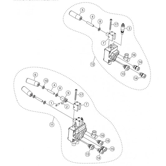 P33/24 HHM-HHMR — Manual Operation Valves  Assembly Parts By Multiquip