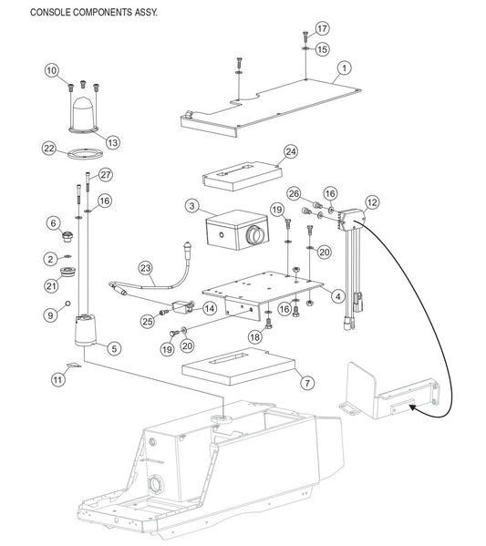 P33/24 FR-FC-FCR - Console Components Assembly Parts By Multiquip