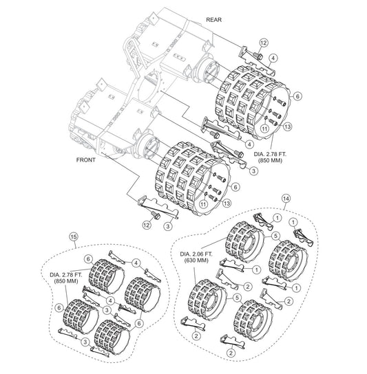 P33/24 FR-FC-FCR — Universal Drum Assembly Parts By Multiquip