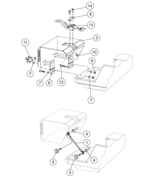 P33/24 FR FC FCR - Engine Cover Plate Assembly Parts By Multiquip