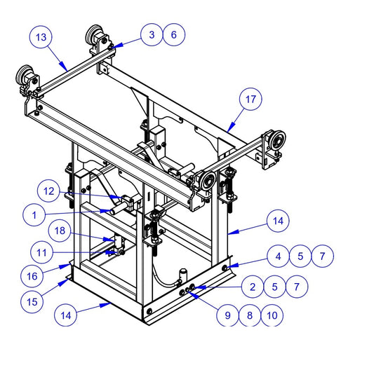 VLP3036 Paving Profile Assembly - 26&quot; Parts by Allen Engineering