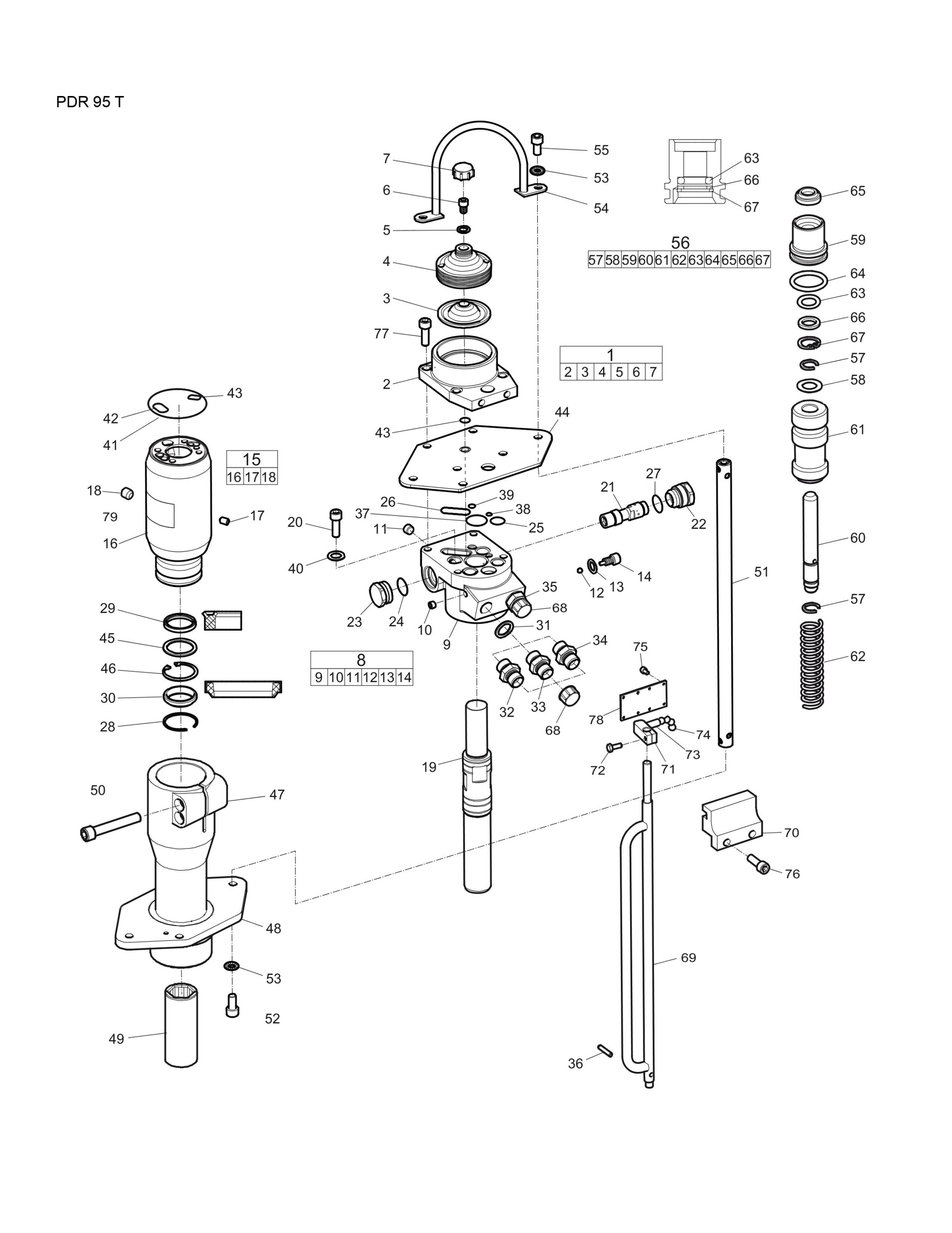 PDR 95 T Post Deliver Heavy Duty Parts By Pneumatic Chicago