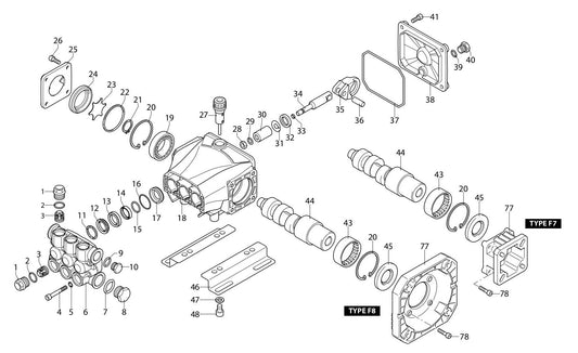 BE PE-2565HWAARSP Pressure Washer Assembly-2 Parts by BE Power Equipment