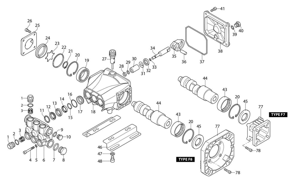 BE PE-2565HWAARSP Pressure Washer Assembly-2 Parts by BE Power Equipment