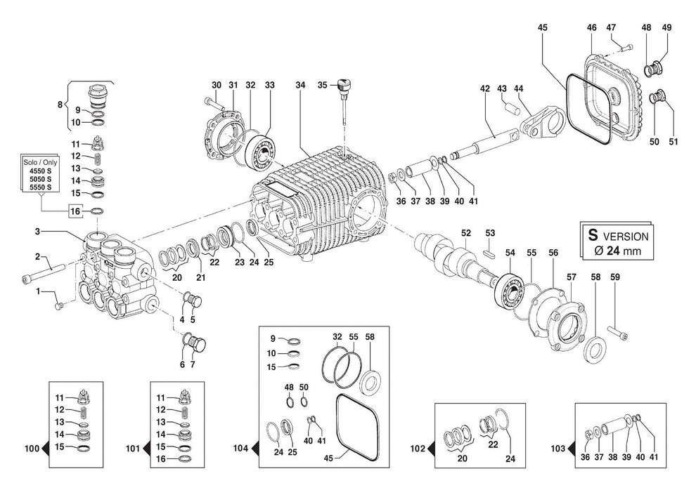 BE PE-5024HWEBCOM Pressure Washer Assembly-2 Parts by BE Power Equipment