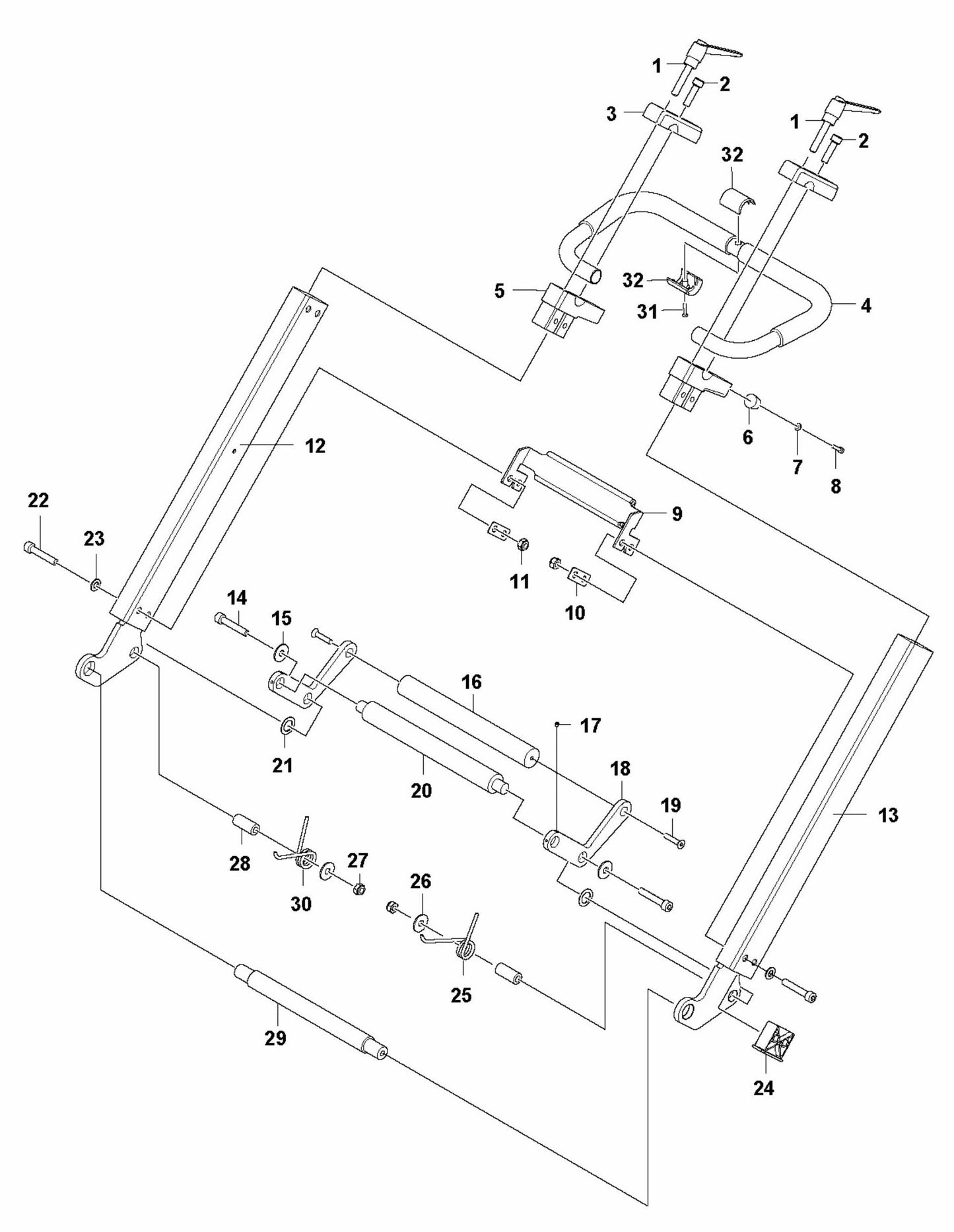 PG 510 Frame Assembly-1 Parts