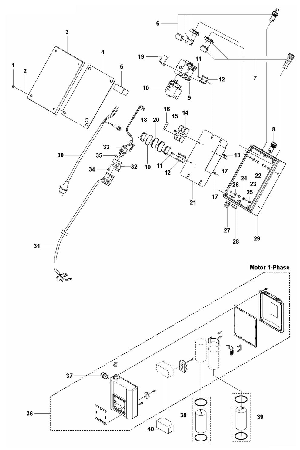 PG 510 Electrical Assembly Parts