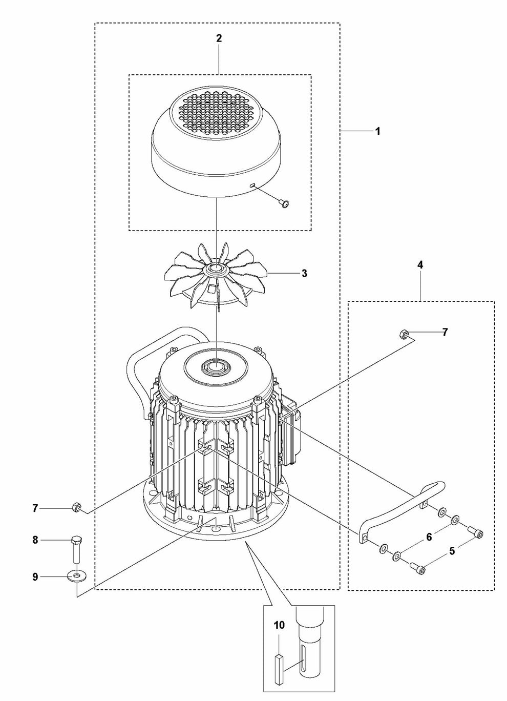 PG 510 Motor Assembly Parts