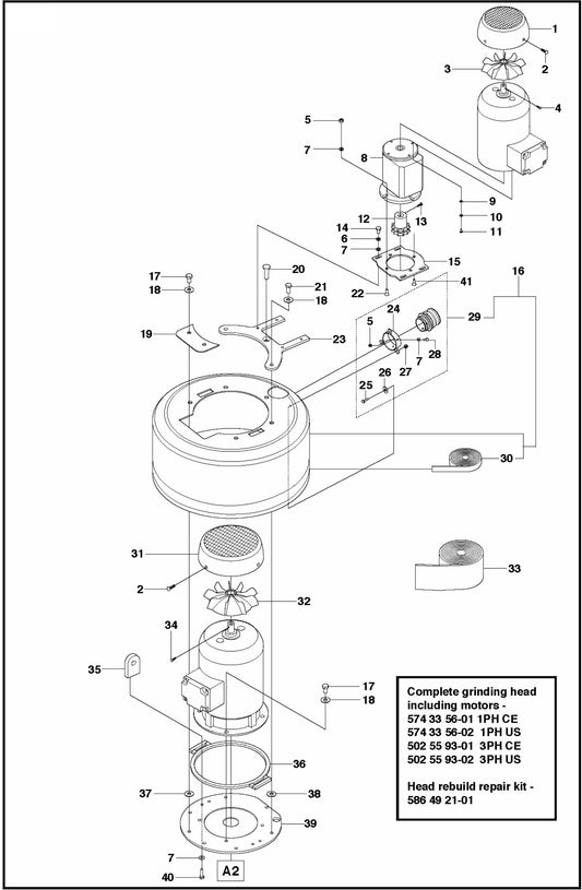 PG 530 (SN 0904-01 and forward) Cover Assembly Parts