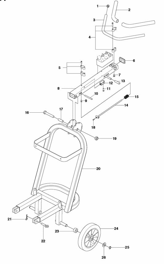 PG 530 (SN 0904-01 and forward) Chassis/Frame Assembly Parts