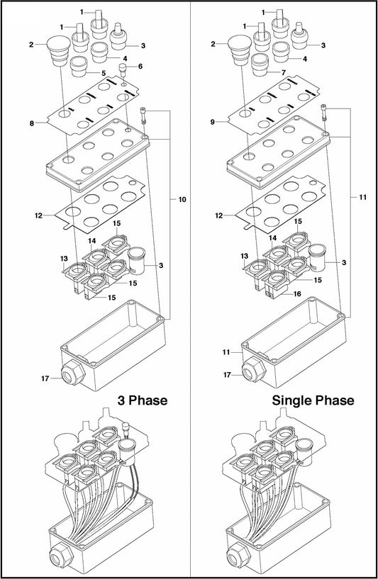 PG 530 (SN 0904-01 and forward) Control Panel Assembly Parts