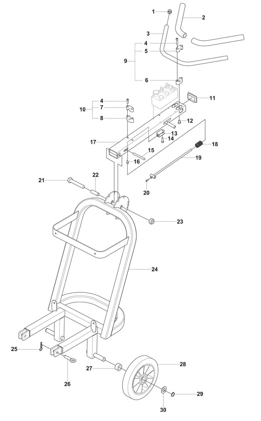 PG 530 (Upto Serial 1208-3) Chassis/Frame Assembly Parts