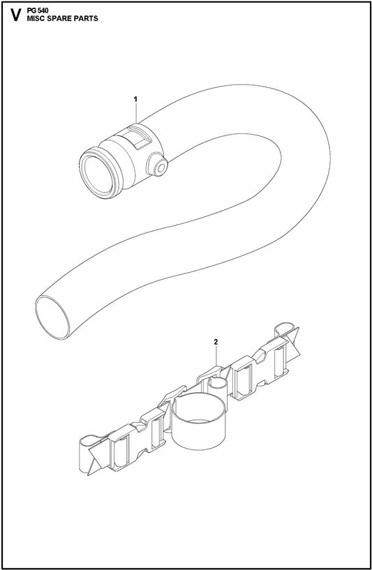 PG 540 2.2 kW Misc Spare Assembly Parts