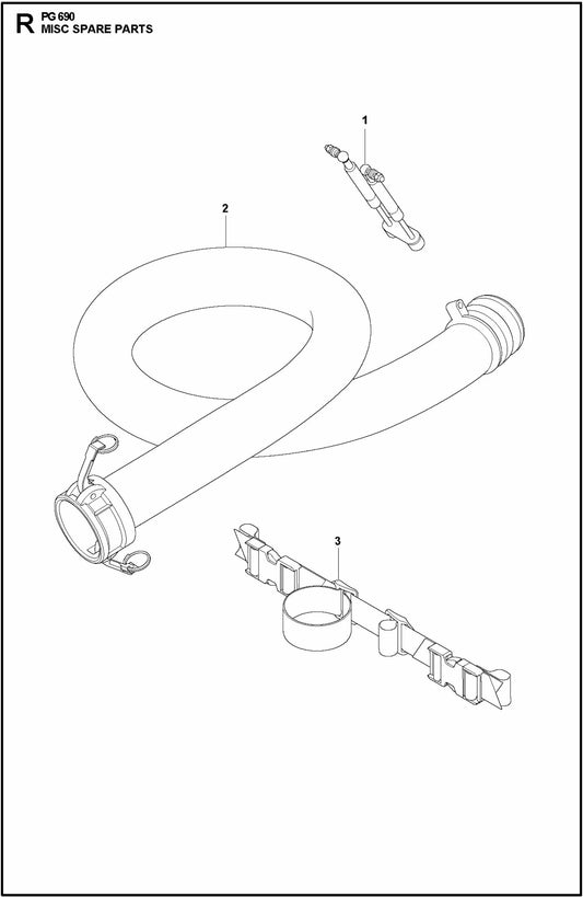 PG 690 Misc Spare Assembly Parts