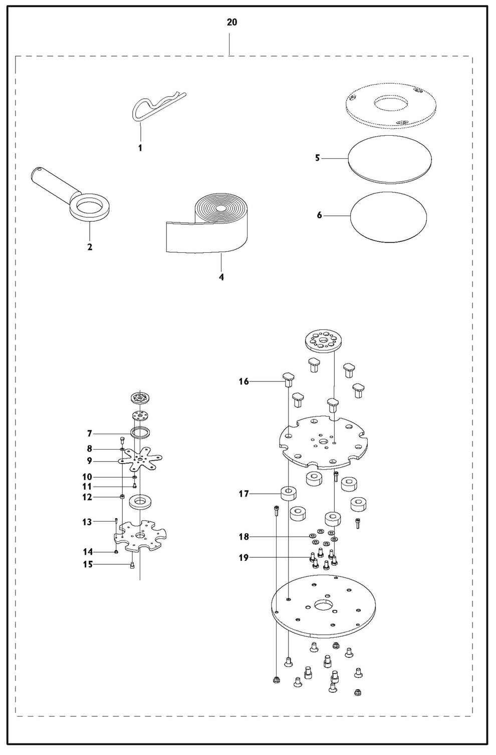 Parts For PG 820 By Husqvarna