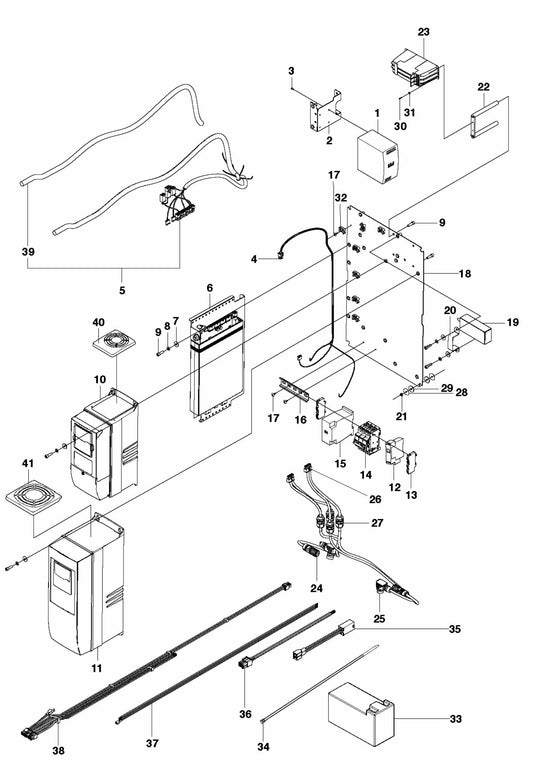 PG 680 RC Electrical Assembly Parts-2 By Husqvarna