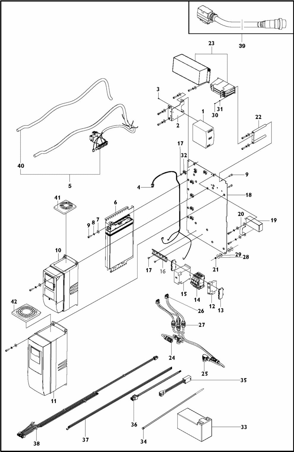 PG 820 RC Electrical Assembly Parts-2 By Husqvarna