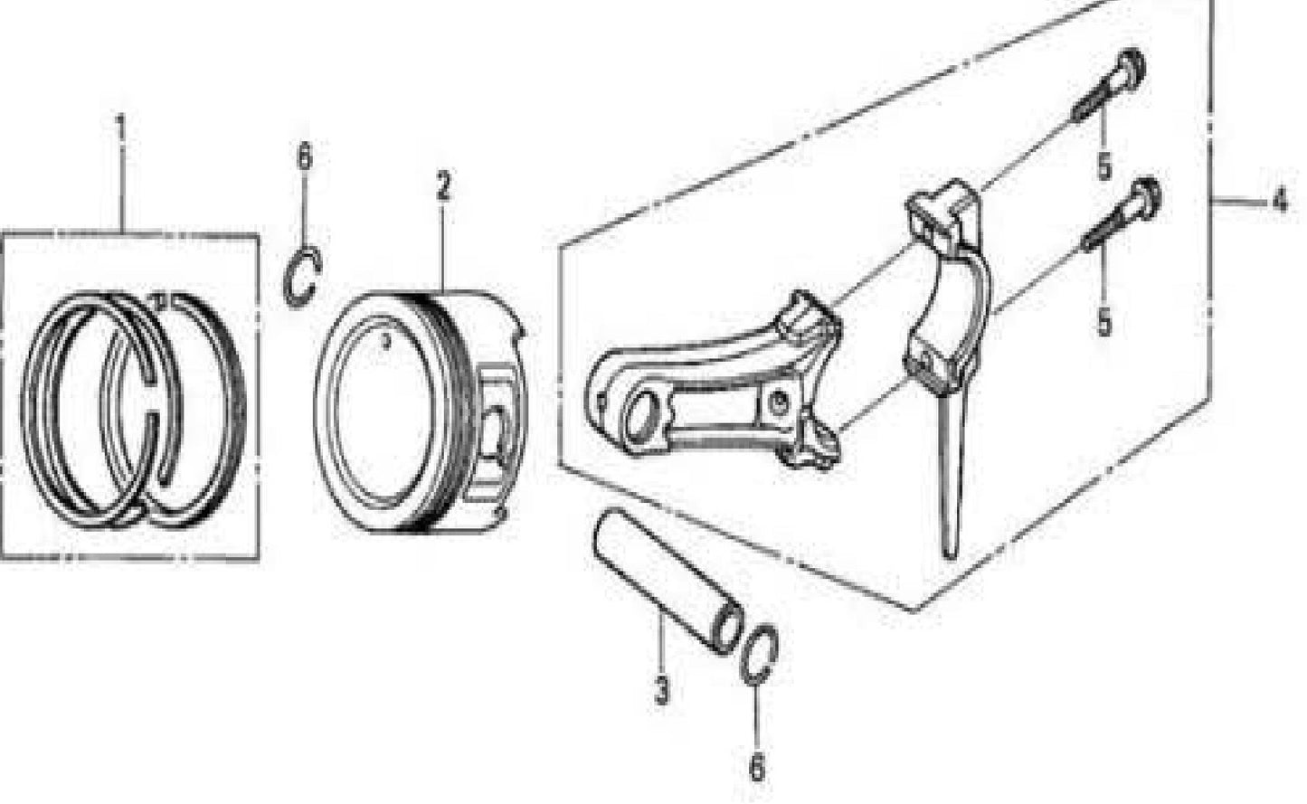 Piston Assembly Parts For MAC5501G Air Compressor By Makita