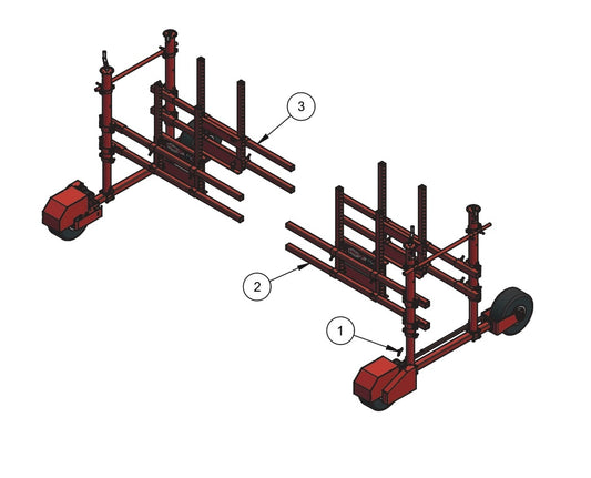 WB1824 Powered Pneumatic System Assembly Parts by Allen Engineering