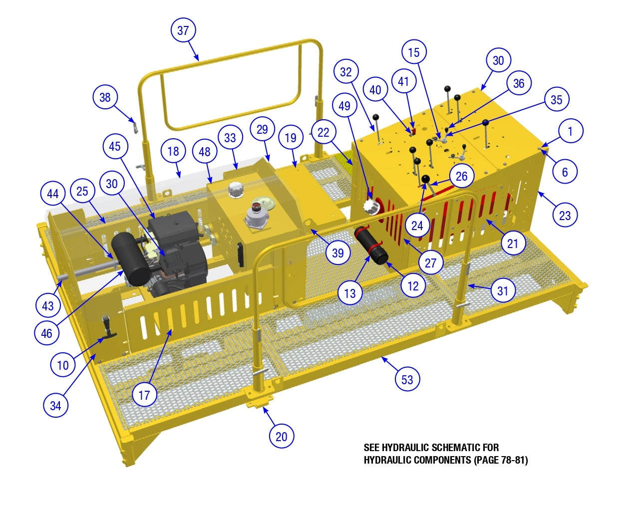BDF6048B Power Unit Assembly Parts by Allen Engineering